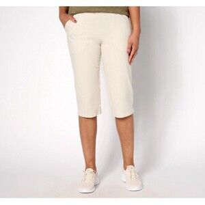 Denim & Co. Tall Duo Stretch Skimmer with Pockets - Stone Khaki Tall Medium